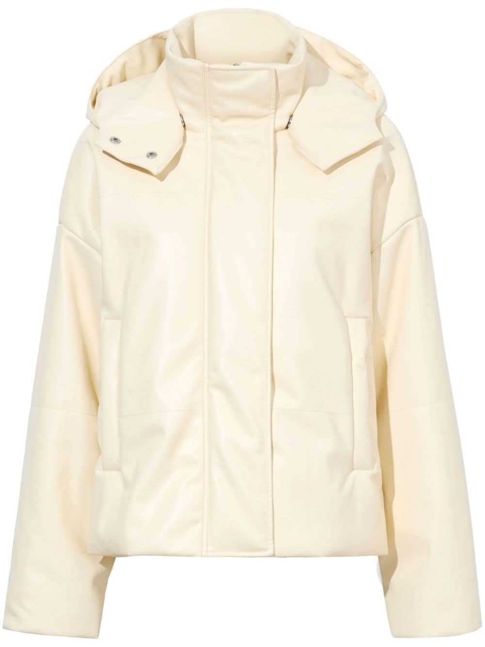 Proenza Schouler White Label Daylia Faux-leather Puffer Jacket In Neutrals
