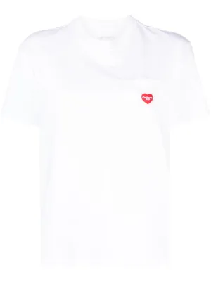 Comme Des Garçons Play ロゴパッチ Tシャツ 通販 - FARFETCH