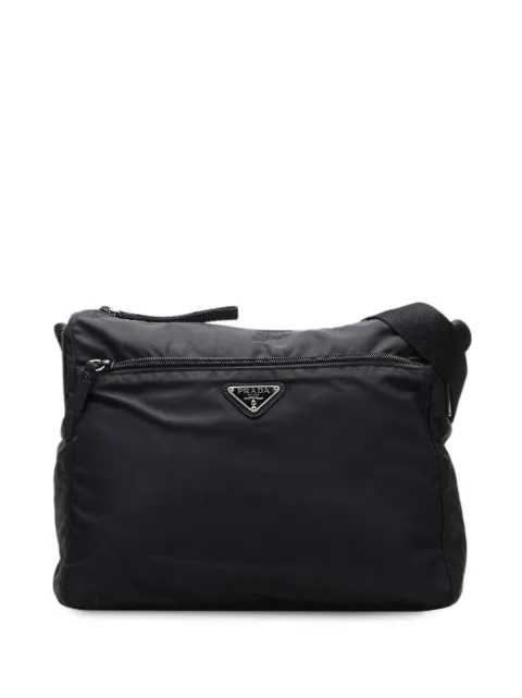 Prada Pre-Owned Enamel Triangle Logo crossbody bag
