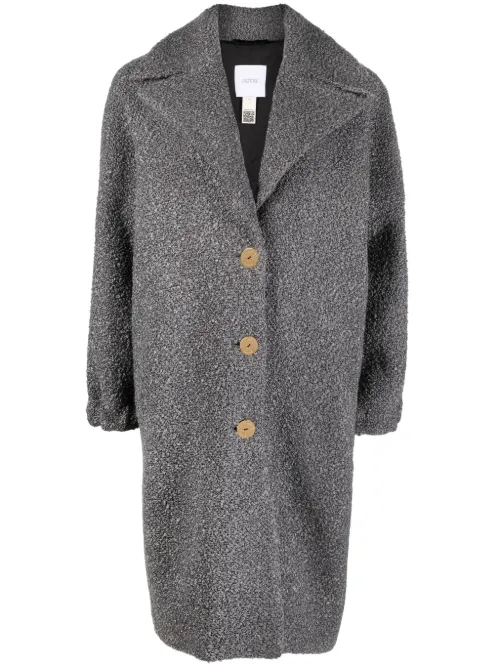 Manteau boutonné à manches bouffantes - Patou - Modalova