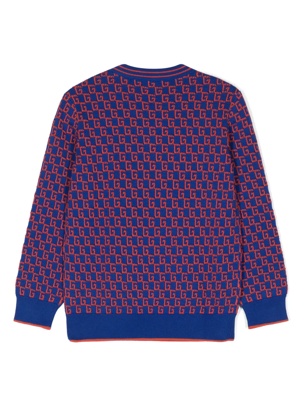 Gucci Kids Square G Sweater Blue FARFETCH