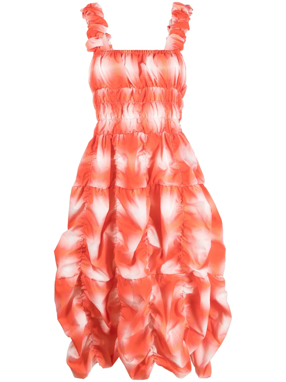 Charles Jeffrey Loverboy Parachute ruched midi dress