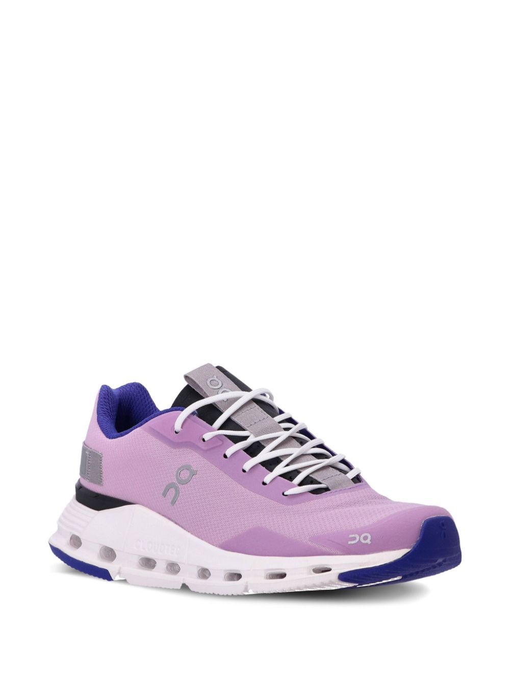 Shop On Running Cloudnova Lace-up Sneakers In Purple