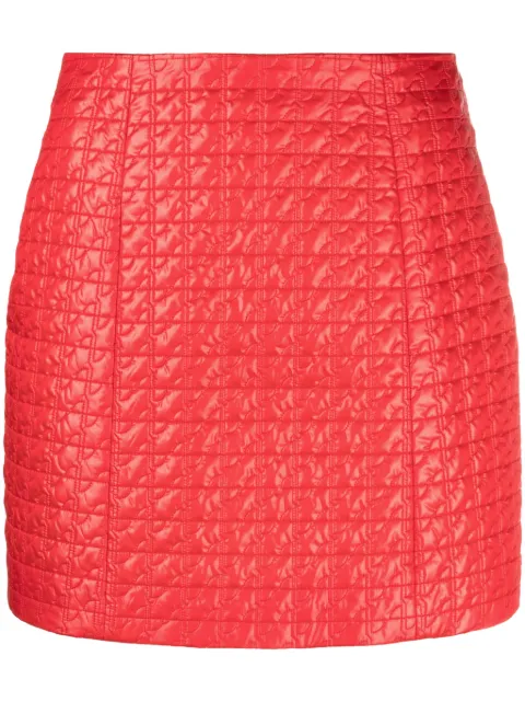 Patou quilted shell miniskirt