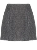 Patou textured-knit mini skirt - Grey
