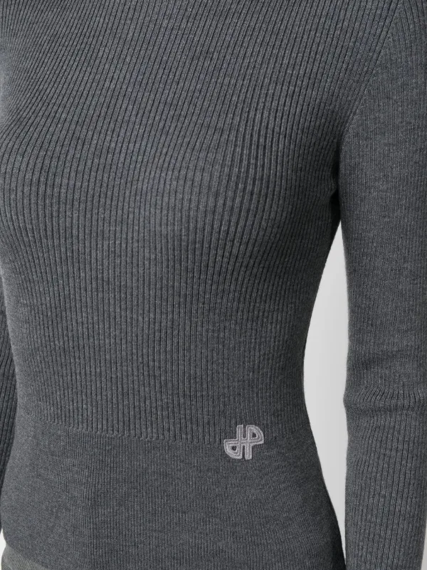 Patou クルーネック セーター | グレー | FARFETCH JP