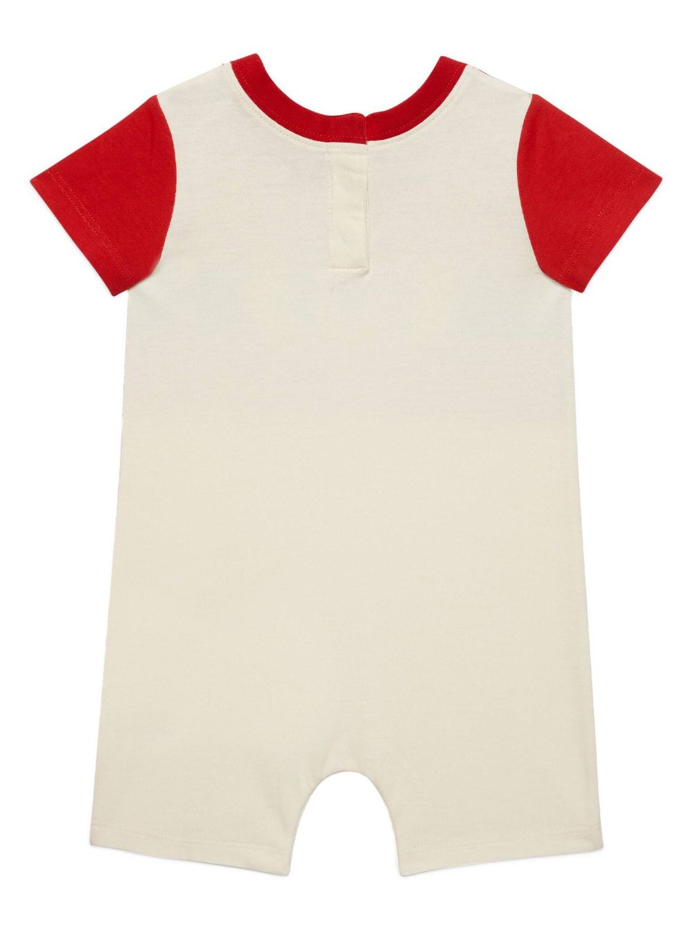 Gucci Kids Web-print cotton romper - Wit