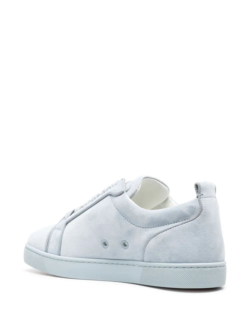【美品】louren ジレ Louis Junior metallic leather sneakers in silver - Christian