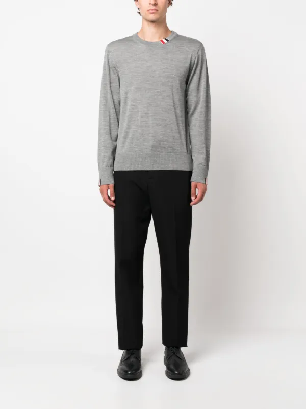 Thom Browne ロゴ スウェットシャツ | グレー | FARFETCH JP