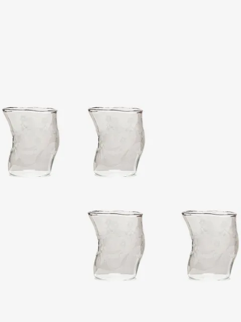 Seletti x Diesel Spring water glasses (set of four)