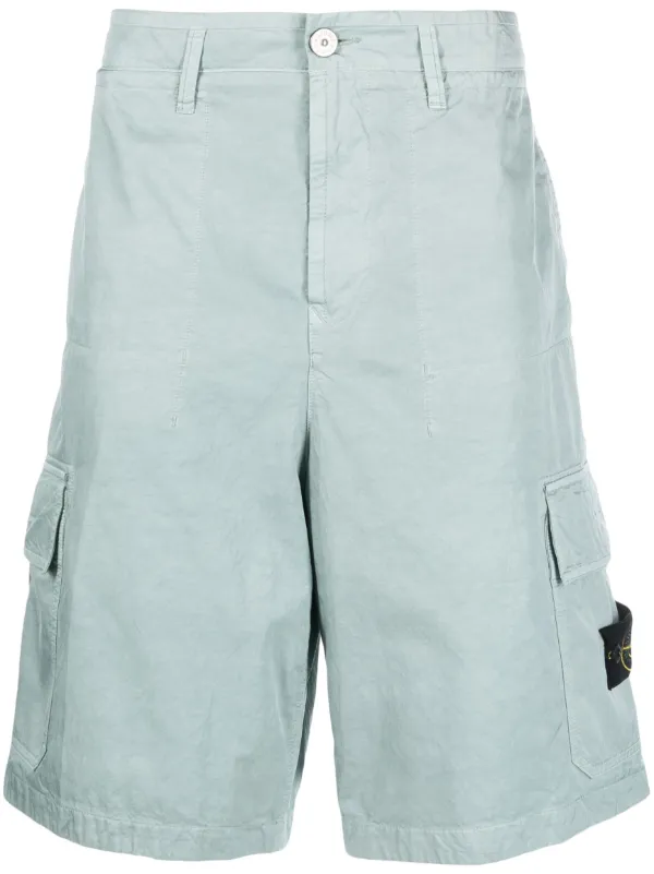 Stone Island Compass motif Cargo Shorts Farfetch