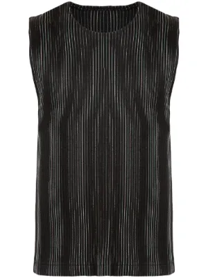 Homme Plissé Issey Miyake Mc August タンクトップ | ブラック