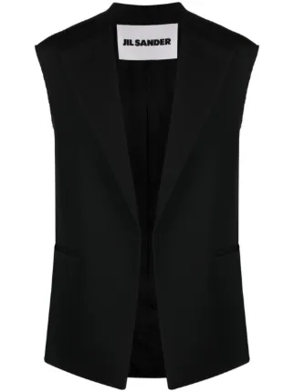 Jil Sander frayed-edge Tailored Vest - Farfetch