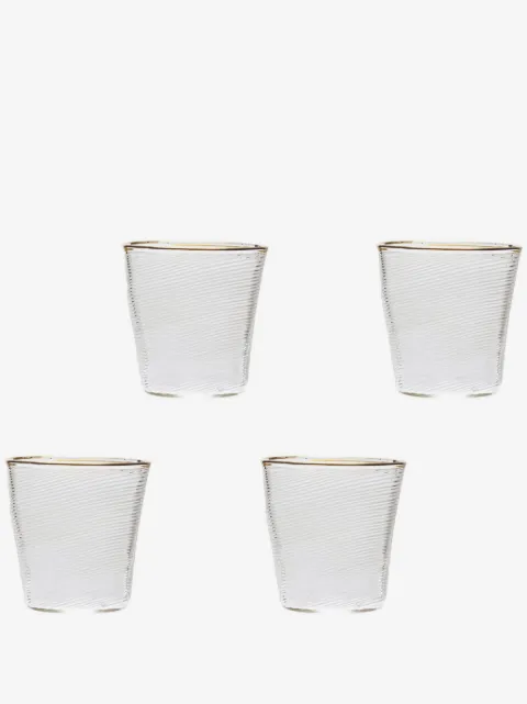 Seletti x Diesel Murano water glasses (set of four)