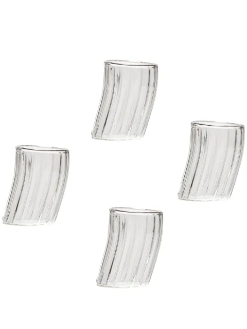 Seletti x Diesel Classics On Acid flute water glasses (set of four)
