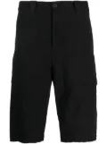 Transit crinkled-finish bermuda shorts - Black
