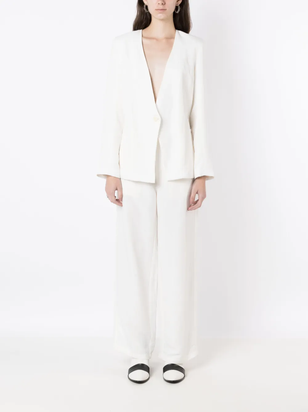 Uma | Raquel Blay plunging V-neck blazer | Blazers | Image 2