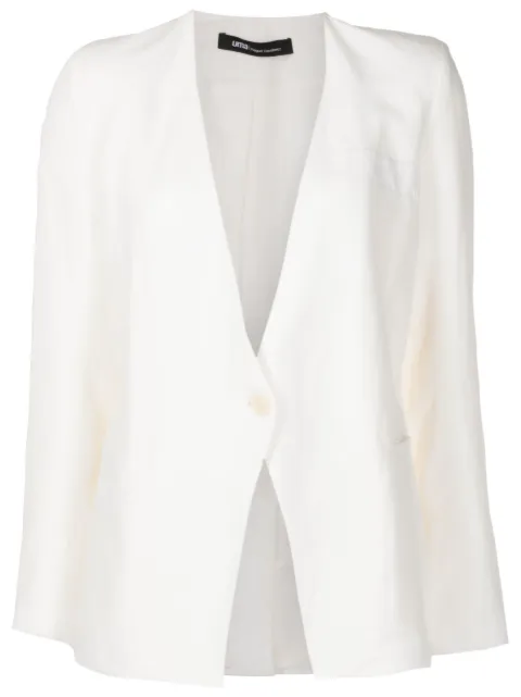 Uma | Raquel Blay plunging V-neck blazer