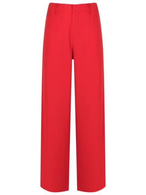 Uma | Raquel Davidowicz mid-rise wide-leg trousers