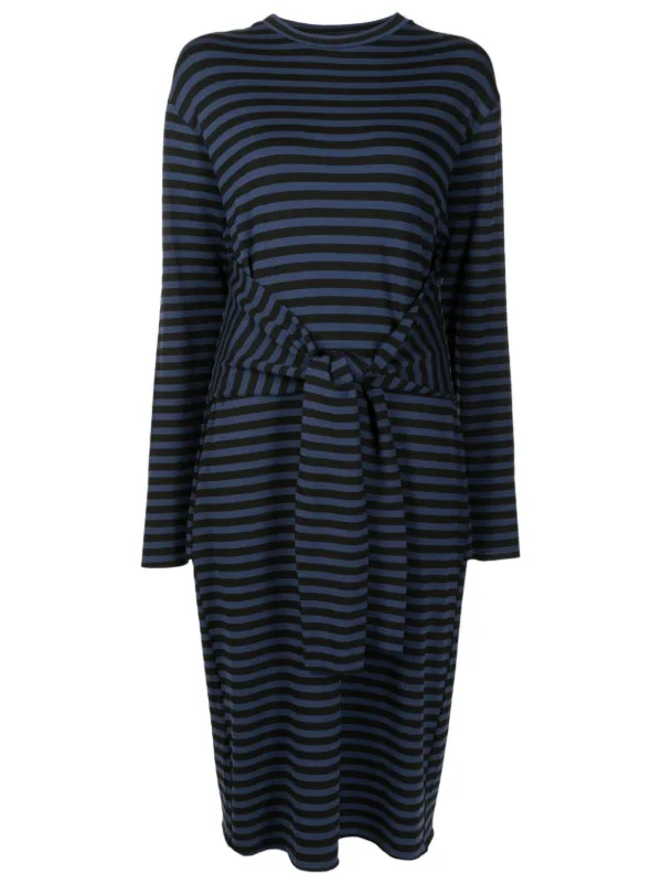 Raquel striped midi dress deals