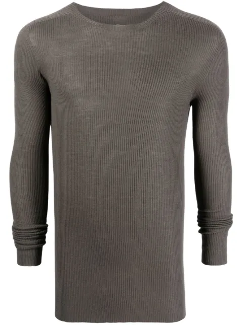 Rick Owens jersey de canalé 