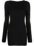 Rick Owens cut-out ribbed jumper - Black