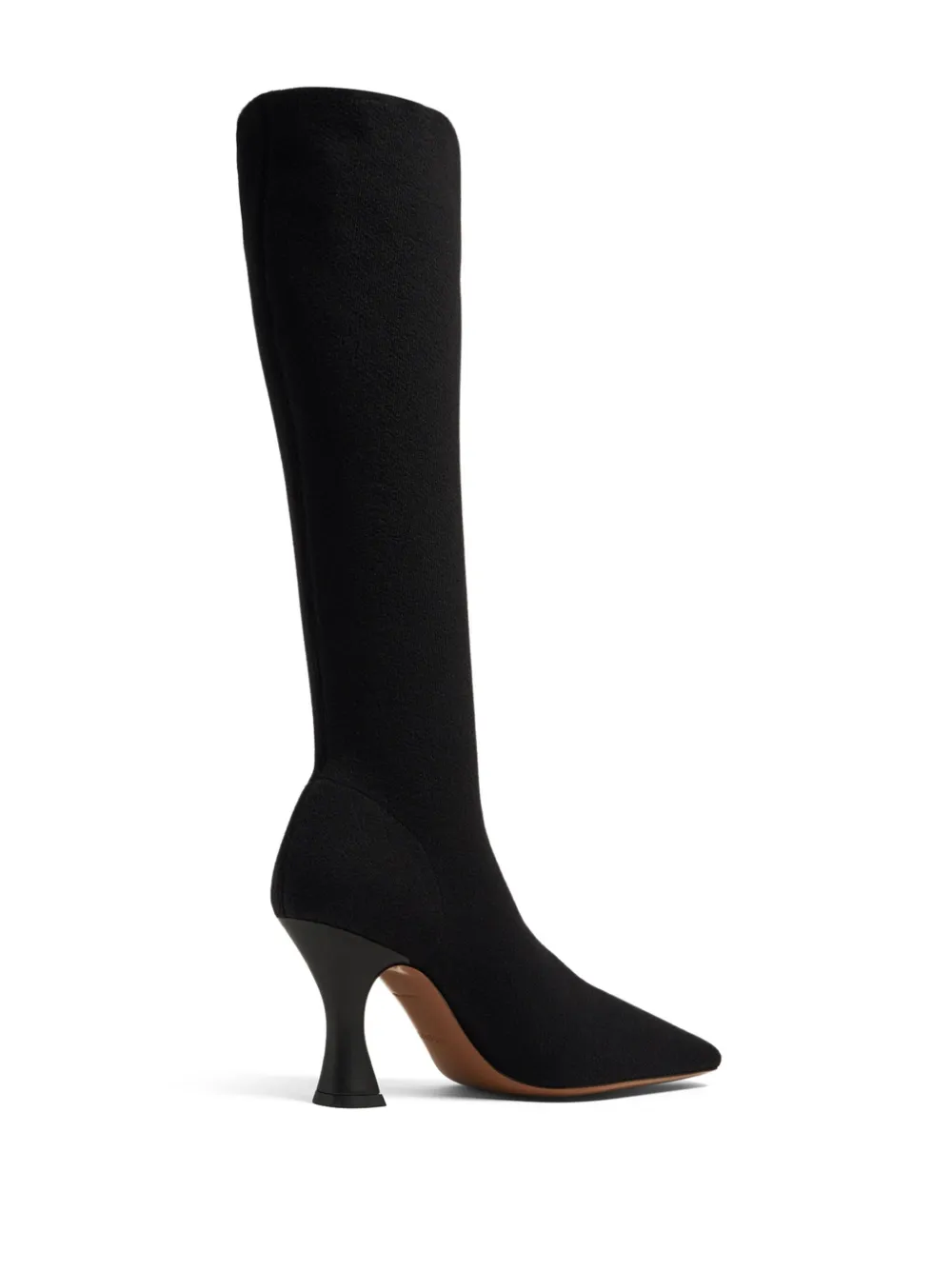 Coperni Ran 80mm Stretch-knit Boots In Black