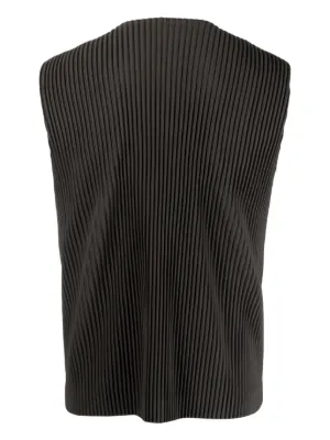 極美品 HOMME PLISSE TAILORED PLEATS 2 VEST TAILORED PLEATS 2 – ISSEY MIYAKE ONLINE STORE