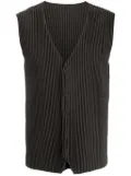 Homme Plissé Issey Miyake Tailored Pleats waistcoat - Green