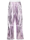 TOM FORD Laminated track pants - Purple