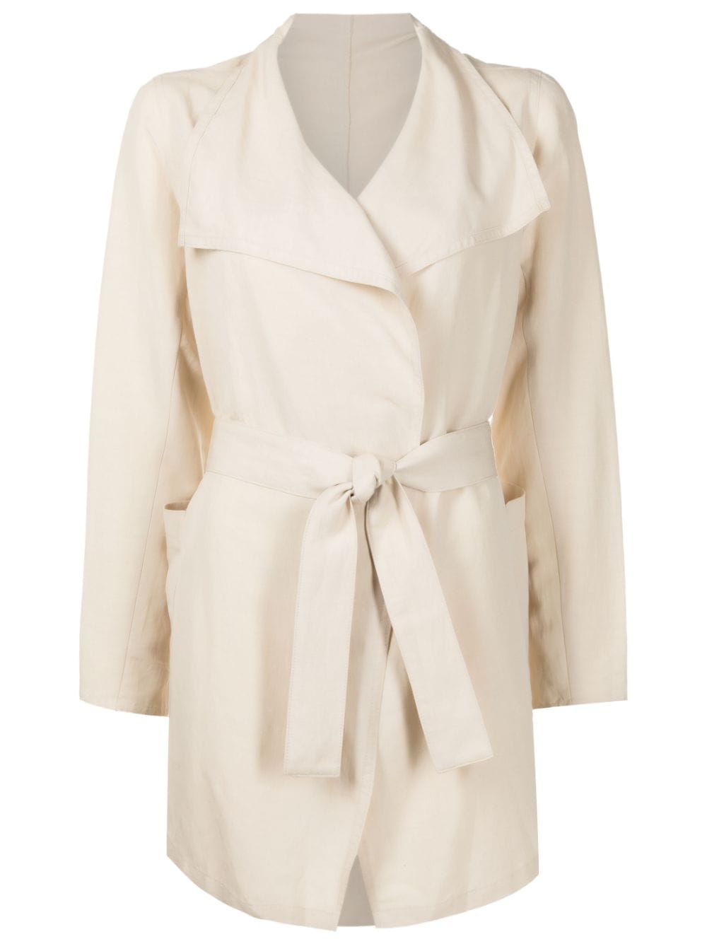 Uma Raquel Davidowicz Asymmetric Modal-blend Jacket In Neutrals