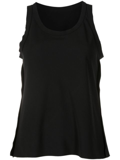 Uma | Raquel Davidowicz Stapler stretch-crepe tank top