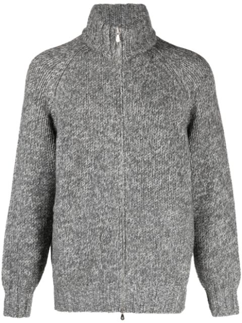 Brunello Cucinelli raglan-sleeves zip-up cardigan Men