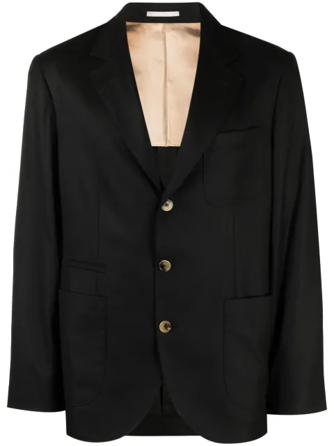 Brunello Cucinelli single-breasted wool blazer