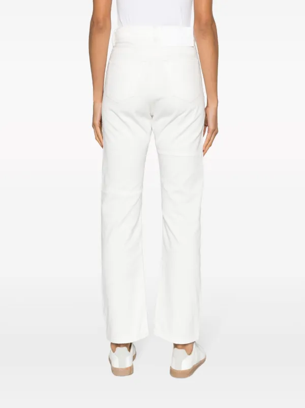 Maison Margiela 4 Women's White Casual Pants US 2 IT 38