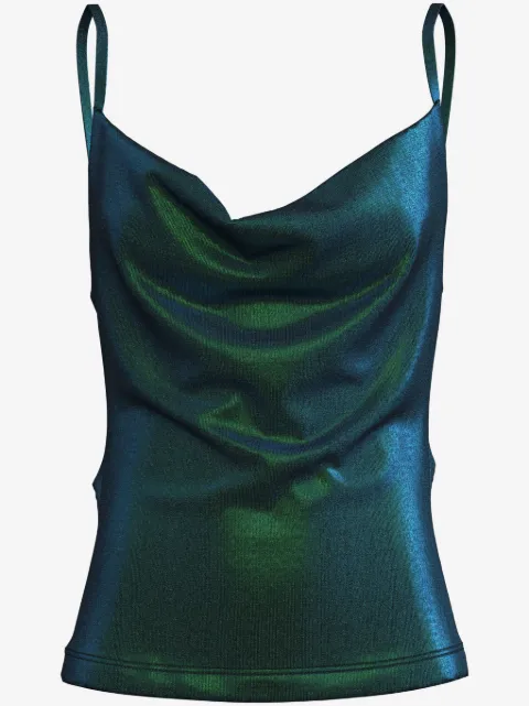 Maccapani top estilo camisón con espalda en V
