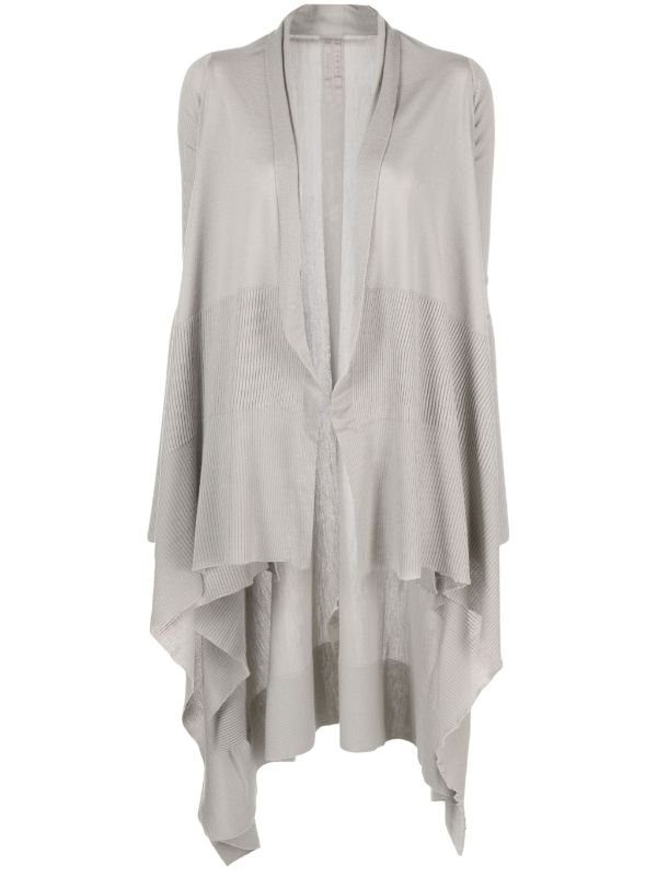 Rick Owens Long Wrap Virgin Wool Cardigan - Farfetch