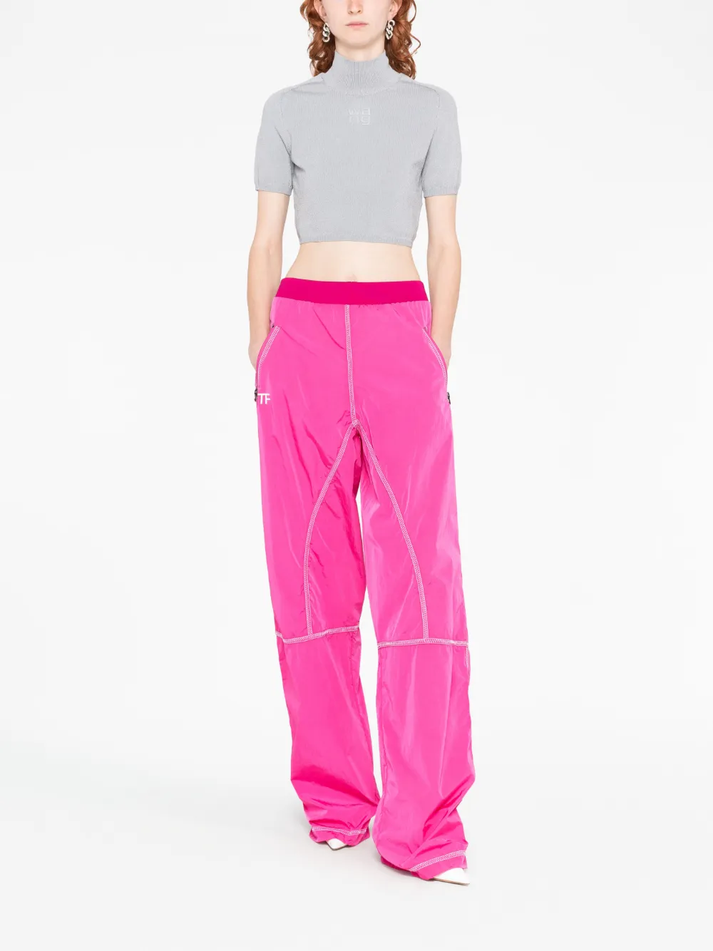 TOM FORD Broek met wijde pijpen - Roze