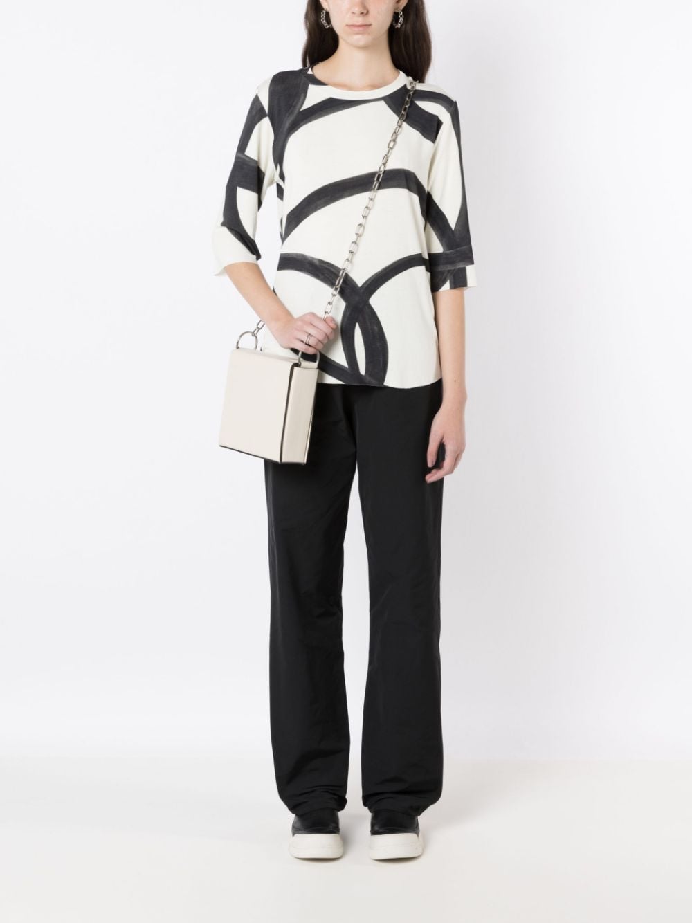 Uma | Raquel Davidowicz Blouse met pofmouwen - Wit