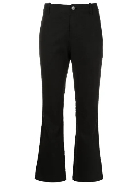 Uma | Raquel Davidowicz mid-rise flared cropped trousers