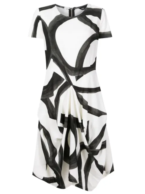Uma | Raquel Davidowicz abstract-pattern draped dress