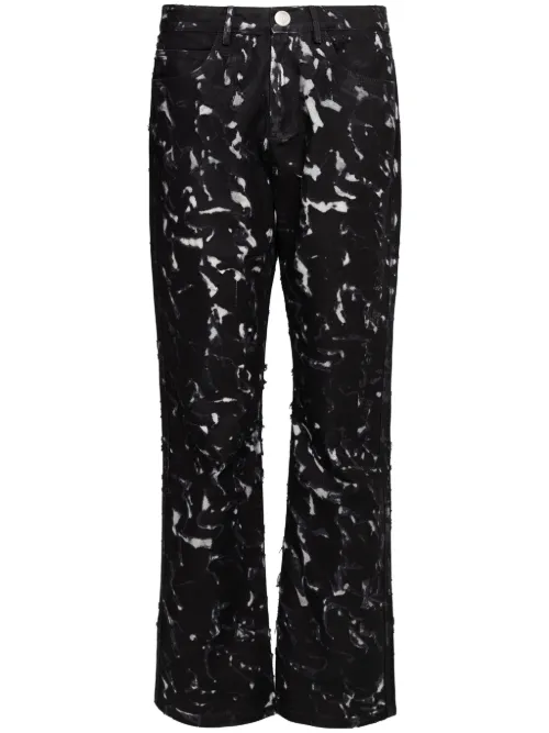 Pantalon en lin Pergaminho à coupe droite - Uma | Raquel Davidowicz - Modalova