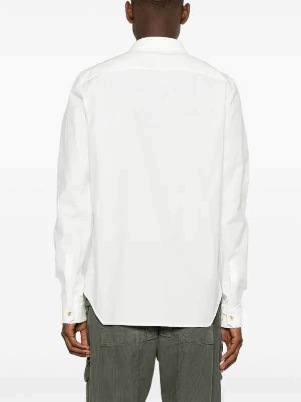 Rick Owens Cotton long-sleeve Shirt | White | FARFETCH