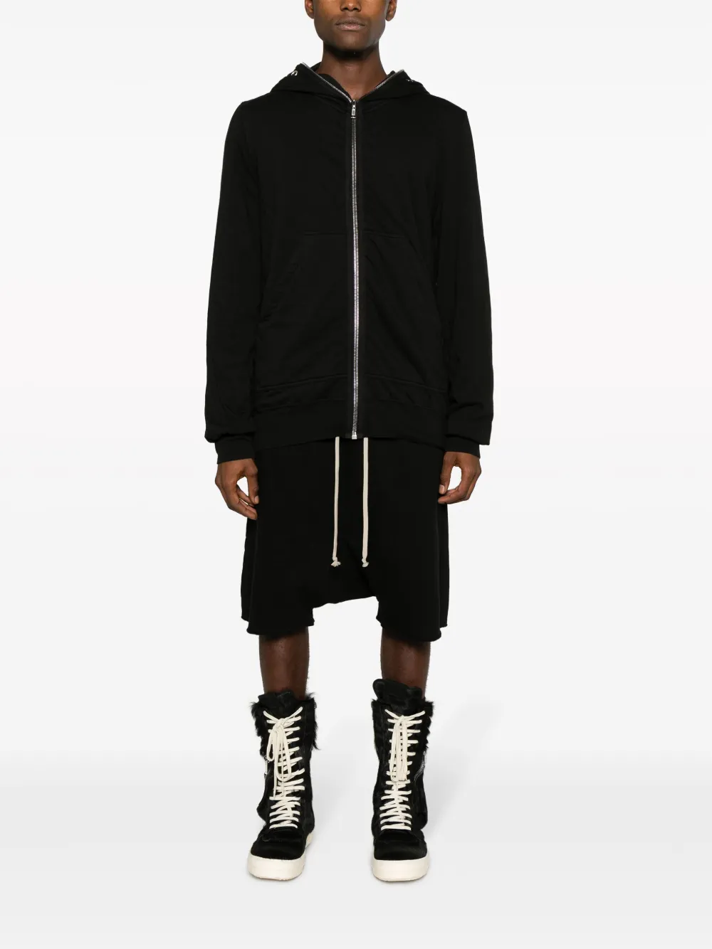 Rick Owens Gimp drawstring drop-crotch shorts | Drop-Crotch Shorts | Image 2