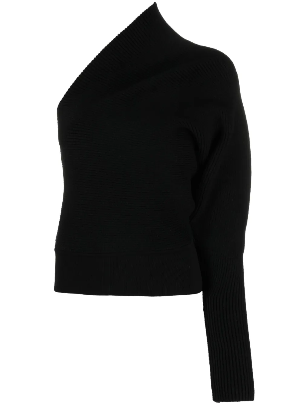 One shoulder hotsell cashmere sweater