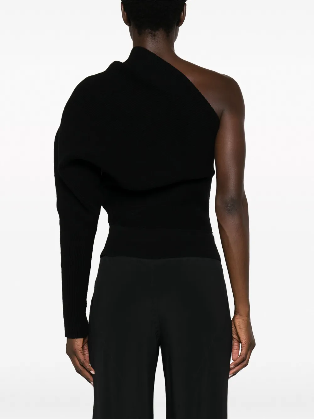 Rick Owens Asymmetrische trui Zwart