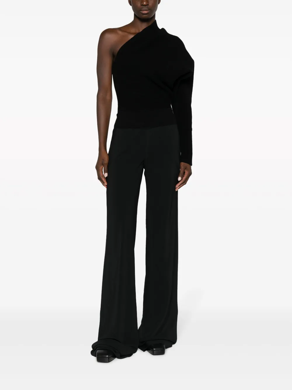Rick Owens pull nervuré à épaules dénudées | Pulls | Image 2