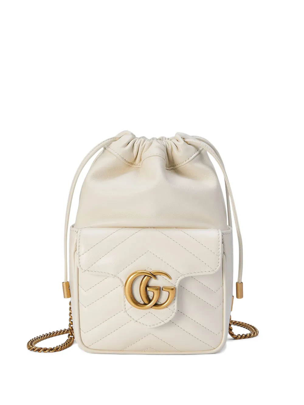 Gucci logo-plaque bucket bag
