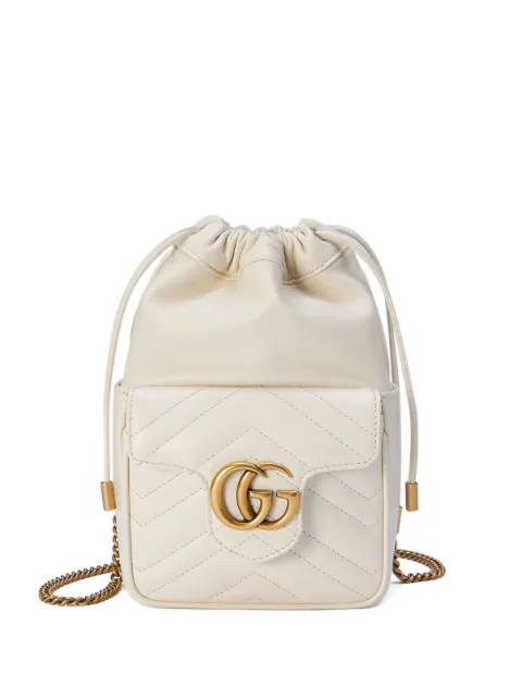 Gucci logo-plaque bucket bag