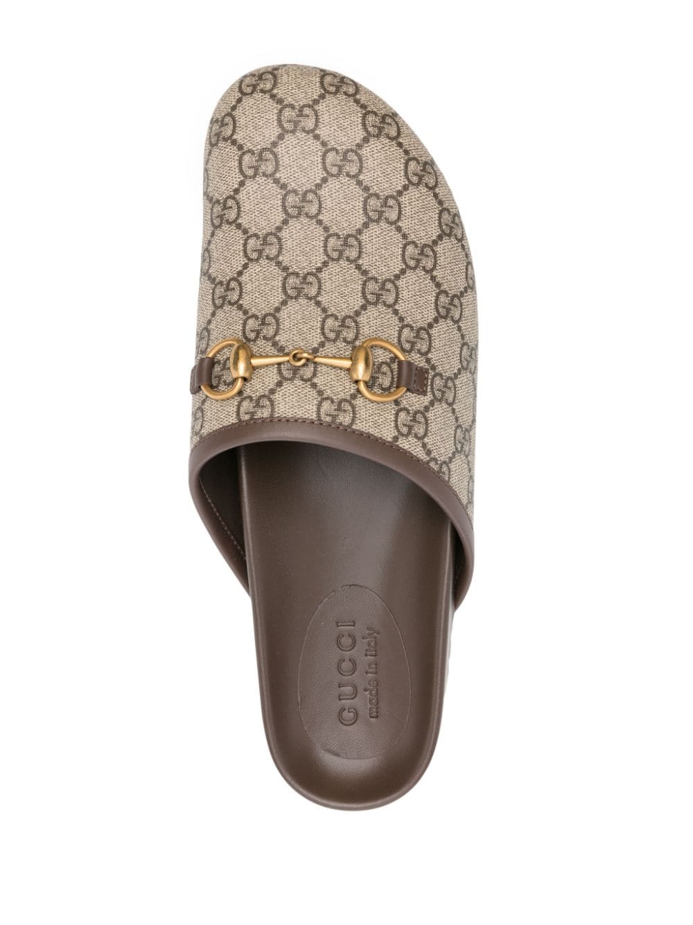 Gucci GG Horsebit Canvas Slippers - Farfetch